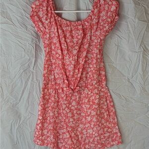 GAP Coral Floral Romper